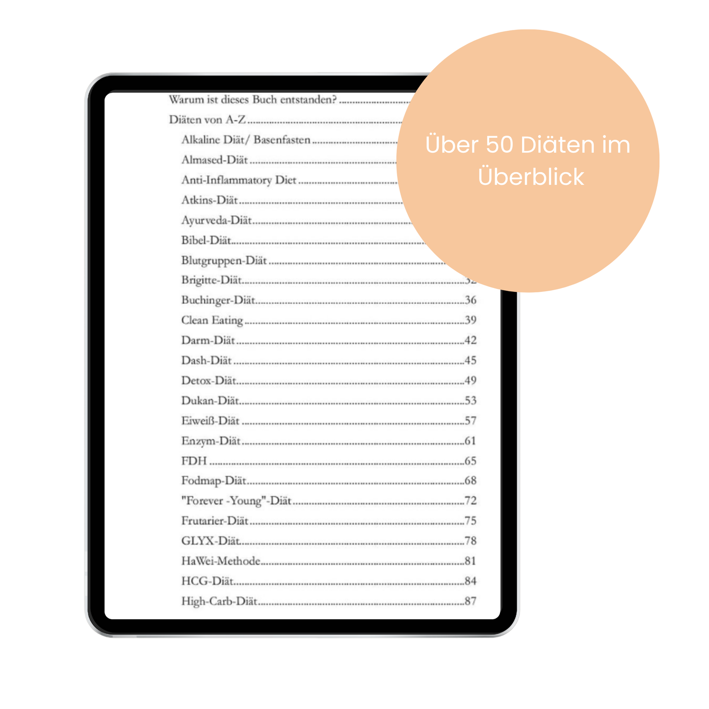 WELL-AGING-DIÄT-KOMPASS: Über 50 Diäten im Vergleich