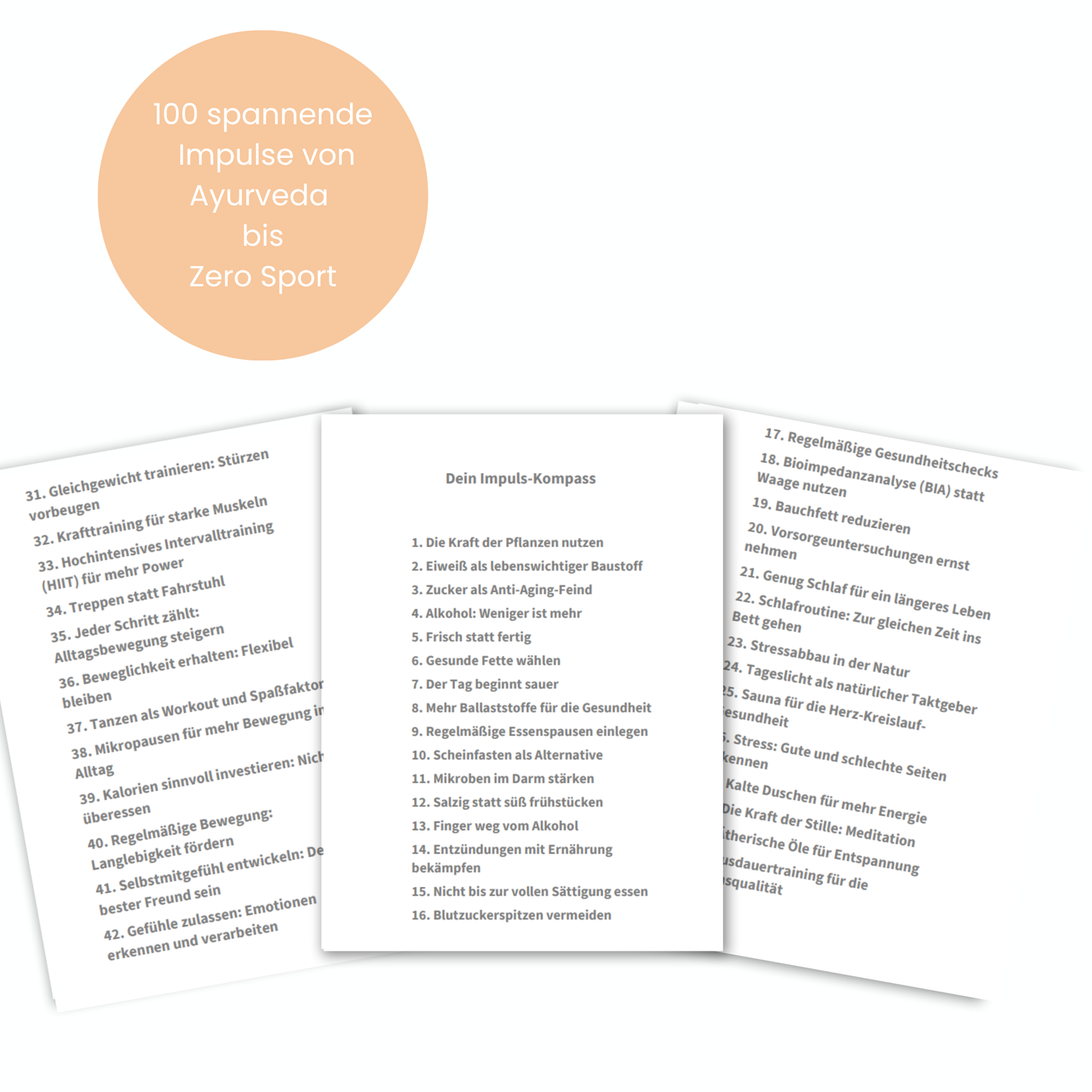 Well-Aging Workbook - 100 inspirierende Impulse