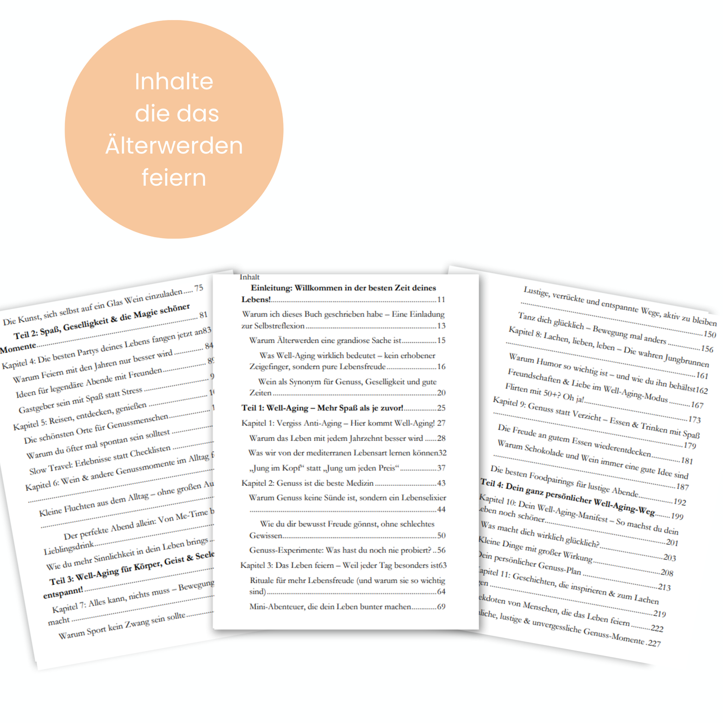 Well-Aging & Wein - Das Älterwerden einfach genießen